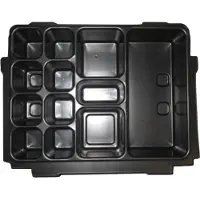 Makita P-83674 Inserto universal con 12 cavidades + almohadilla para techos para herramientas manuales en el Makpac