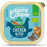 Edgard & Cooper Biológico Cachorro - Pollo y Pescado - 17 x 100 g