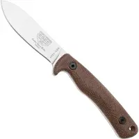 ESEE Ashley Emerson EE-AGK35V, S35VN Brown Micarta, cuchillo de caza