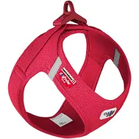 Curli Vest Harness Clasp Air-Mesh - Rojo - S