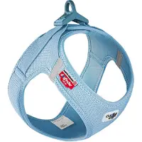 Curli Vest Harness Clasp Air-Mesh - Azul claro - M