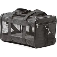 Sherpa Pets-N-Us 11721, transportín para mascotas, grande, color negro