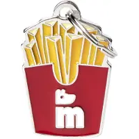 My Family Placa Para Mascotas Con Forma De Patatas Fritas