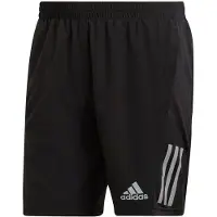 Adidas adidasPantalón corto Own the Run M - 18cm Black / Reflective Silver Hombre