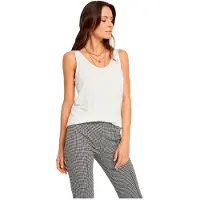 Pieces Top 'Kamala' blanco