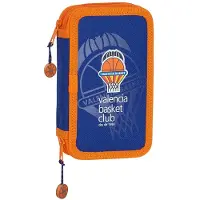 Safta Estuche Valencia Basket Small Double Filled 28 Pieces