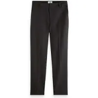 Scotch & Soda Lowry - Mid Rise Slim Leg Drapey Pants Charcoal Talla: W27L32 | Pantalones Formales Outlet | Mujer | Negro