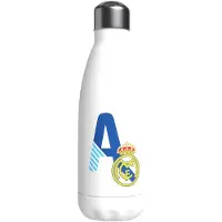 Real Madrid Botella Personalizada Con La Letra A Acero Inoxidable 550ml