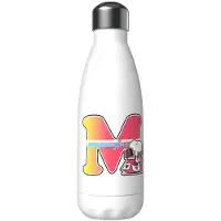 Snoopy Botella Personalizada Con La Letra M Acero Inoxidable 550ml