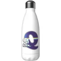 Snoopy Botella Personalizada Con La Letra Q Acero Inoxidable 550ml