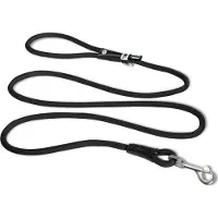 Curli Stretch Comfort Leash - Black - M