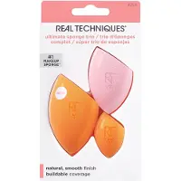 Real Techniques Esponja De Maquillaje Ultimate Trio Orange/rosa