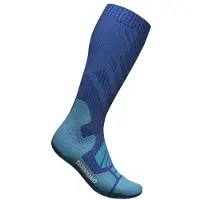 Bauerfeind - Outdoor Merino Compression Socks - Calcetines de compresión size 46-49 - Wade S, azul