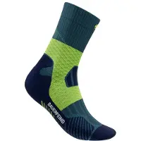 Bauerfeind - Women's Trail Run Mid Cut Socks - Calcetines de running size 43-46, azul
