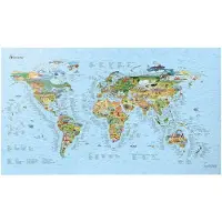 Awesome Maps Mapa Surftrip Best Surf Beaches Of The World Original Colored Edition