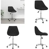 vidaXL Silla de oficina giratoria, color , tapizada en cuero sintético - Silla de oficina - Sillas de oficina - Silla - Sillas