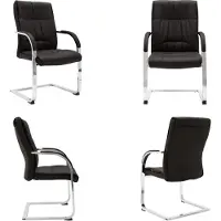 vidaXL Silla de oficina giratoria, color , tapizada en cuero sintético - Silla de oficina - Sillas de oficina - Silla - Sillas