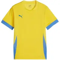 Puma Camiseta funcional azul claro / amarillo