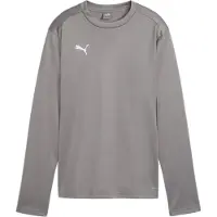 Puma Camiseta deportiva gris / blanco