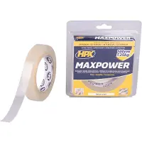 Hpx Cinta adhesiva transparente Max Power, 19 mm x 5 metros
