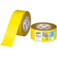 Hpx Cinta de sellado de papel - amarilla 60mm x 25m