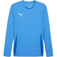 Puma Camiseta funcional 'TeamGoal' azul / azul oscuro / blanco