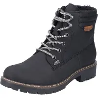 Rieker Botines con cordones negro