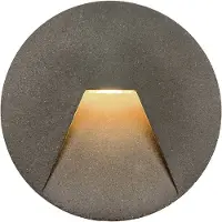 VIOKEF Aplique empotrable LED Space, gris, Ø 12 cm