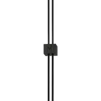 Maytoni Lámpara colgante LED Supersymmetry, 18W, color negro mate, luz neutra blanca