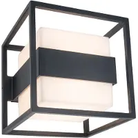 Lutec CRUZ, aplique de pared exterior, color antracita