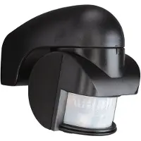 Philips , sensor de movimiento Virginia, luz de pared exterior, color negro, plástico, IP44, para terraza, jardín, etc