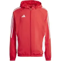Adidas Chaqueta de chándal 'Tiro 24' rojo vivo / blanco