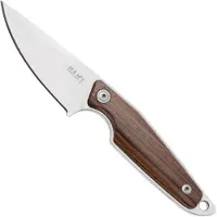 MKM Knives MKM Makro 1 Droppoint MK-MA01-S Santos Wood, cuchillo fijo, diseño Jesper Voxnaes