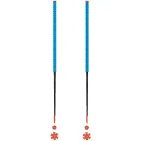Les batons d'Alain - Bastones esquí - Azur - Talla 125 cm - Azul
