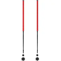 Les batons d'Alain - Bastones esquí - Cerise - Talla 135 cm - Rojo