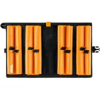 Petzl - Octo Pouch - Funda para tornillos de hielo size One Size, negro/naranja