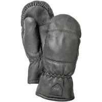 Hestra - Leather Box Mitt - Guantes size 11, negro/gris