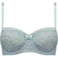 Marlies Dekkers Mariposa Sparkling Iridescent Aqua Balcony Bra Talla: 75B | Brasieres Outlet | Mujer | Cian
