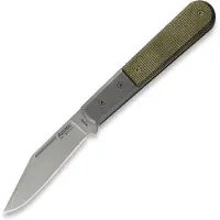 Lionsteel Shuffler Barlow CK0112-CVG Green Canvas Micarta, navaja