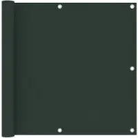 vidaXL : Protector para balcón, color verde oscuro, 90 x 300 cm, tejido Oxford