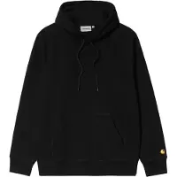 Carhartt WIP - Sudaderas - Hooded Chase Sweat Black Gold de Algodón - Talla M - Negro