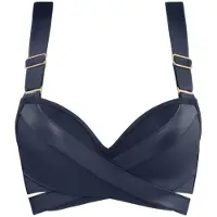 Marlies Dekkers Cache Coeur Steel Grey Push Up Bikini Top Talla: 70B | Bikinis Outlet | Mujer | Gris