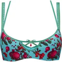 Marlies Dekkers Forbidden Fruit Pomegranate Print Demi Bra Talla: 70B | Brasieres Outlet | Mujer