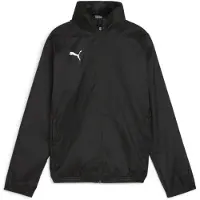 Puma Chaqueta deportiva 'TeamGoal' negro / blanco