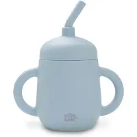 Interbaby Insi007 Vaso De Vidrio Sin Bpa + Pajita Silicona