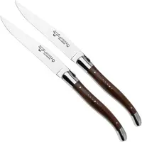 Laguiole En Aubrac 22C99MORIH, juego de 2 cuchillos de carne, amaranto