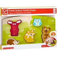 Hape Puzle Táctil De Animales Del Bosque