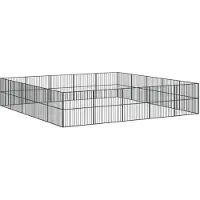 DKD Home Decor Jaula para perros, modelo de 20 piezas, fabricada en acero galvanizado