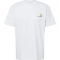 Carhartt WIP Camiseta 'American Script' oro / gris claro / rojo vino