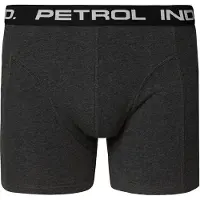 Petrol Industries Calzoncillo boxer gris moteado / negro / blanco